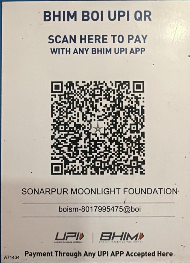 UPI QR Code - Sonarpur Moonlight Foundation
